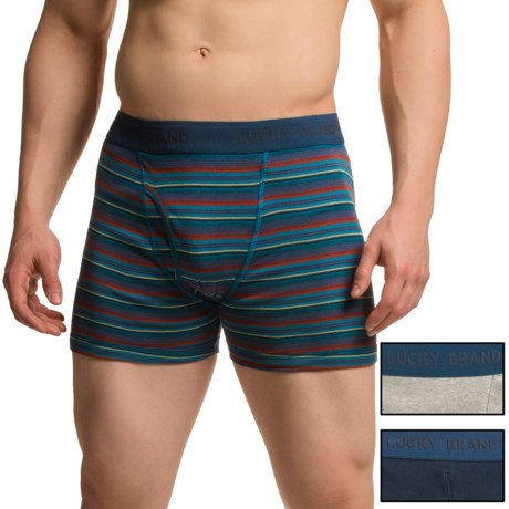 Lucky Brand Cotton Boxer Briefs - 3-Pack (For Men)