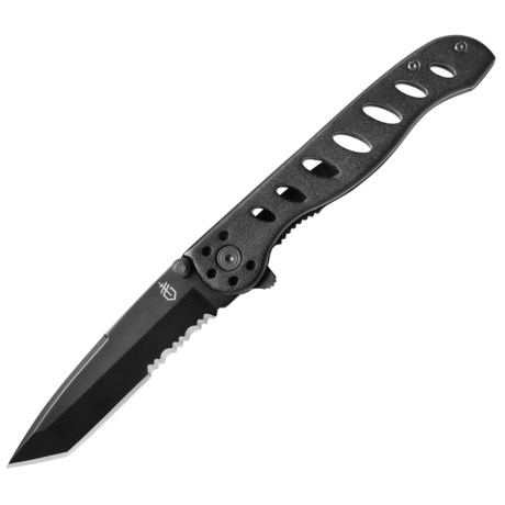 Gerber EVO Tanto Large Folding Knife - Combo Edge