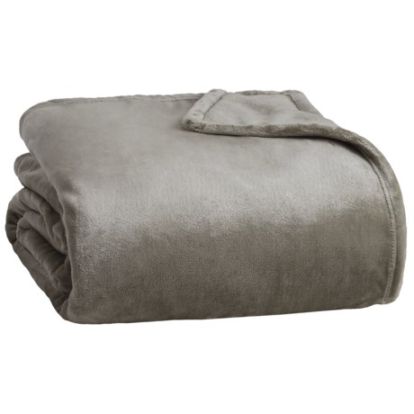 Northpoint Home Thesis Solid Velvet Blanket - Twin