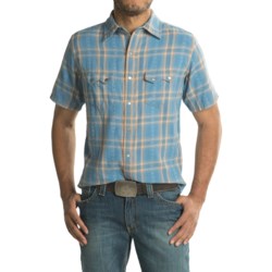 Ryan Michael Plaid Shirt - Snap Front, Short Sleeve (For Men)