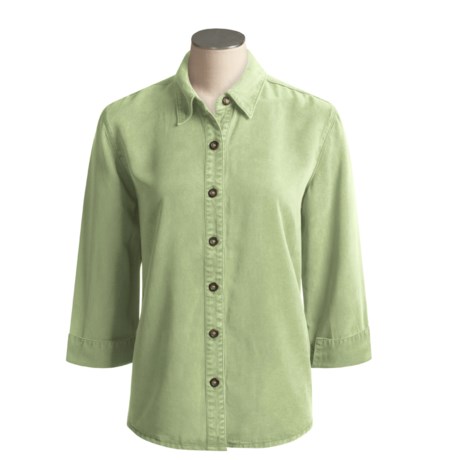 Pulp Point Collar Shirt - 3/4 Sleeve (For Women)