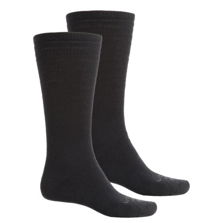 Lorpen Uniform Socks- 2-Pack, Modal Blend, Crew (For Men and Women)
