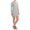 Workshop Republic Clothing Stretch Cotton French Terry Dress - Long Sleeve (For Women)