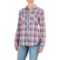 dylan Indigo Plaid Shirt Jacket - Long Sleeve (For Women)