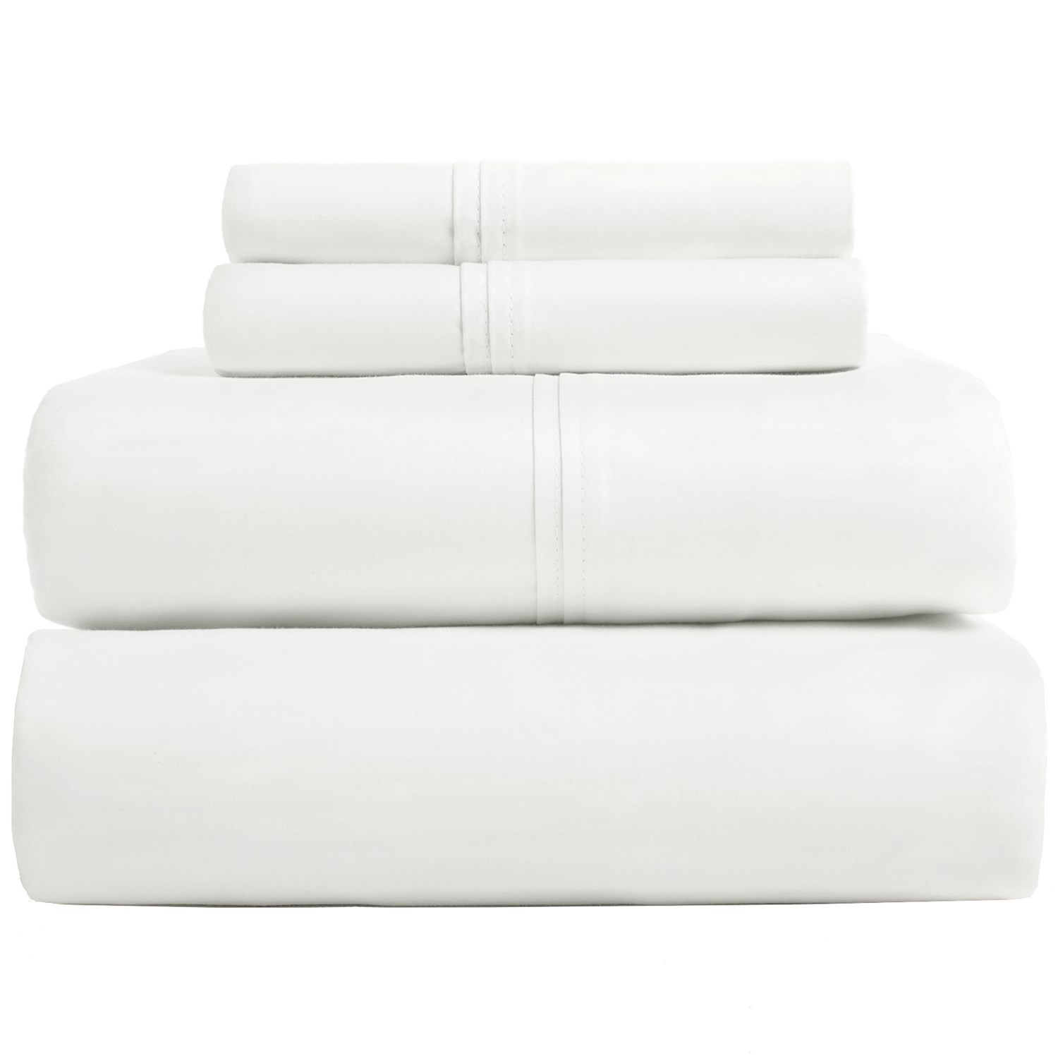 Pure Elegance Pima Cotton Sheet Set Queen, 500 TC