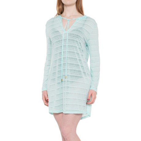 KYODAN SWIM Hooded Cover-Up Dress - UPF 50, Long Sleeve