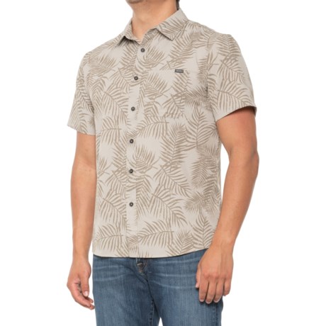 Eddie Bauer Walkers Palm Print Shirt - Short Sleeve
