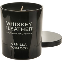 Whiskey and Leather 11.5 oz. Vanilla Tobacco Wax Candle