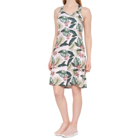 Freedom Trail by Kyodan Strappy Cross Back Print Dress - Built-In Shelf Bra, Sleeveless