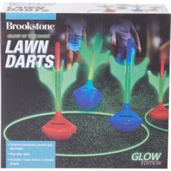 Brookstone Glow-in-the-Dark Lawn Darts Set