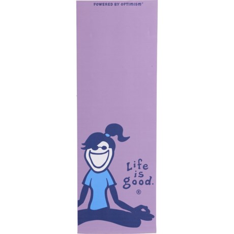 Life is Good® Jackie Om Yoga Mat - 4 mm, 68x24”