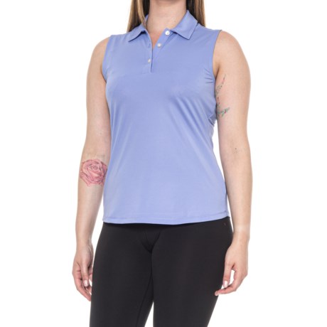 Greg Norman Placket Polo Shirt - Sleeveless