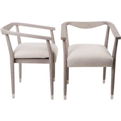 Nautica White Wash Nelly Chairs - Set of 2