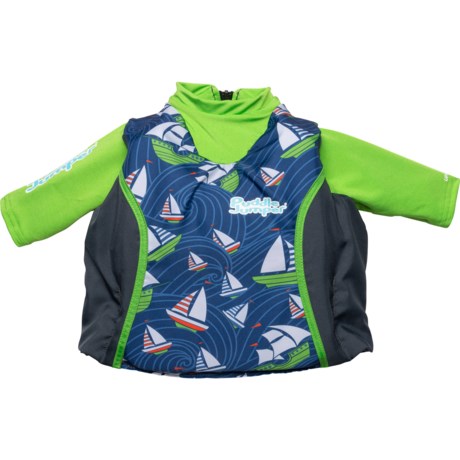Stearns Boys and Girls Puddle Jumper 2-in-1 PFD Life Jacket and Rash Guard - UPF 50+
