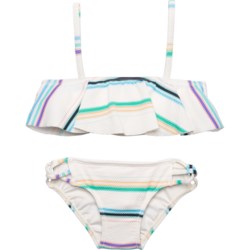 O'Neill Big and Little Girls Low-Tide Ruffle Bikini Set