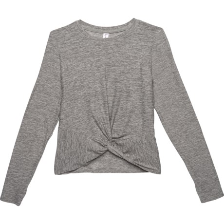 Kyodan Big Girls Front Twist Shirt - Long Sleeve