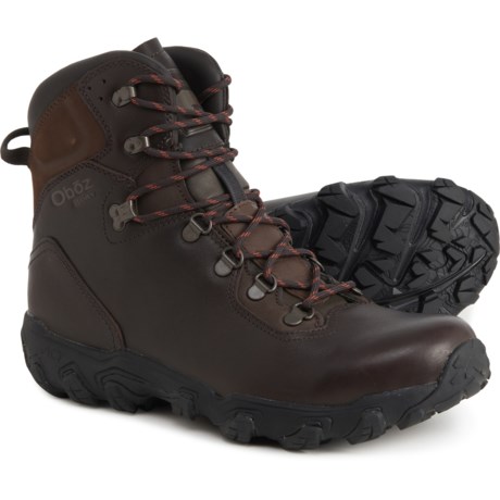 Oboz Footwear Yellowstone Premium Mid Hiking Boots - Waterproof, Leather (For Men)