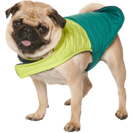 Coleman Diamond Quilt Puffer Dog Jacket - Reversible