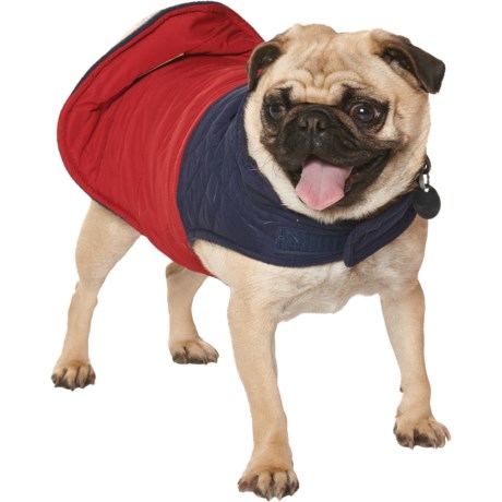 Coleman Diamond Quilt Puffer Dog Jacket - Reversible