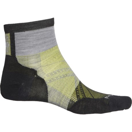 SmartWool PhD® Cycle Ultralight Pattern Mini Socks - Merino Wool, Ankle (For Men)