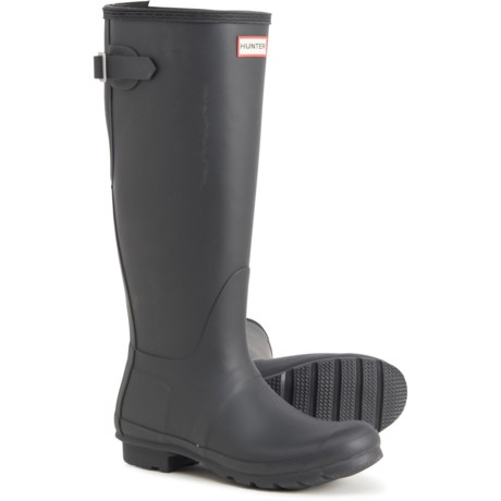 HUNTER Original Tall Back-Adjustable Rain Boots - Waterproof (For Women)