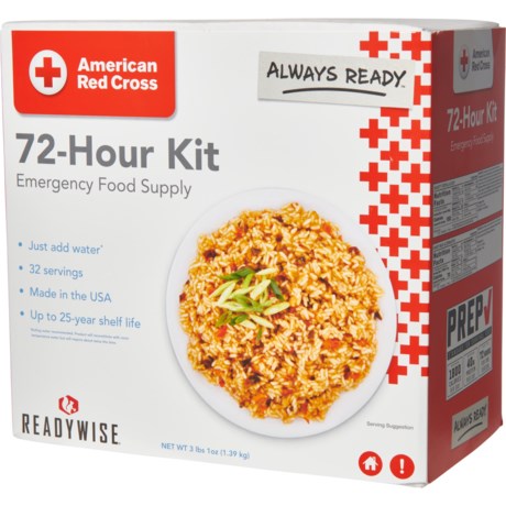 AMERICAN RED CROSS 72-Hour Emergency Food Supply Kit - 32 Servings