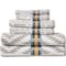 Desert Star Quiet Valley Bath Towel Set - 6-Piece, Grey-Brown