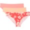 Billabong Floral No-Show Tropic Panties - 3-Pack, Bikini Briefs