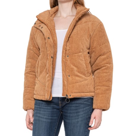 LIV OUTDOOR Kiara Quilted Corduroy Puffer Jacket - Insulated