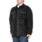 Smith's Workwear Solid Microfleece Shirt Jacket - Sherpa Lined