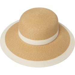 San Diego Hat Company Water-Repellent Striped Cloche Hat - UPF 50+ (For Women)