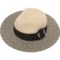 San Diego Hat Company Mixed Texture Buckle Fedora (For Women)