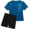 Spyder Little Boys Gradient T-Shirt and Shorts Set - Short Sleeve