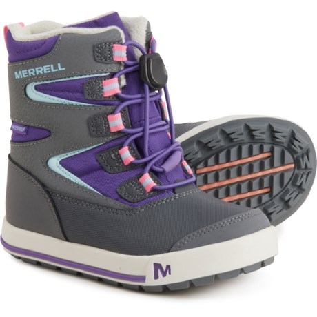 Merrell Girls Snow Bank 3.0 Snow Boots - Waterproof, Insulated
