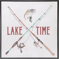 Made in Canada 20x20” Lake Time Wall Decor