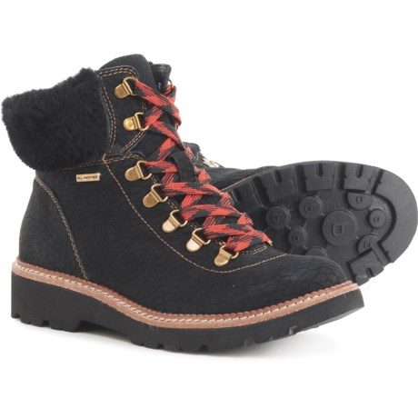 Bionica Danie Shearling Collar Lace-Up Boots - Waterproof, Insulated (For Women)