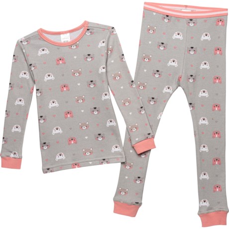 Watson's Toddler Girls Soft and Cozy Thermal Long Underwear Set - Long Sleeve
