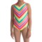 Freestyle Zazzle One-Piece Swimsuit - Fully Lined (For Little Girls)