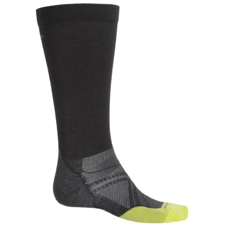 SmartWool PhD Run Ultralight Graduated Compression Socks - Merino Wool, Over the Calf (For Men and Women)