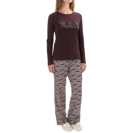 Woolrich 300 Park Shirt and Pants Lounge Set - Long Sleeve (For Women)