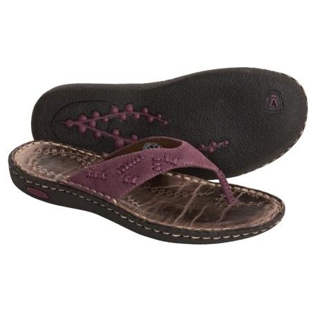 Keen Bree Thong Sandals - Nubuck Leather (For Women)