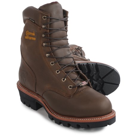 Chippewa Super Logger 9" Work Boots - Steel Safety Toe, Waterproof, Insulated (For Men)