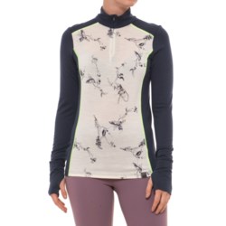 Helly Hansen Mid Graphic Base Layer Shirt - Merino Wool, Zip Neck (For Women)