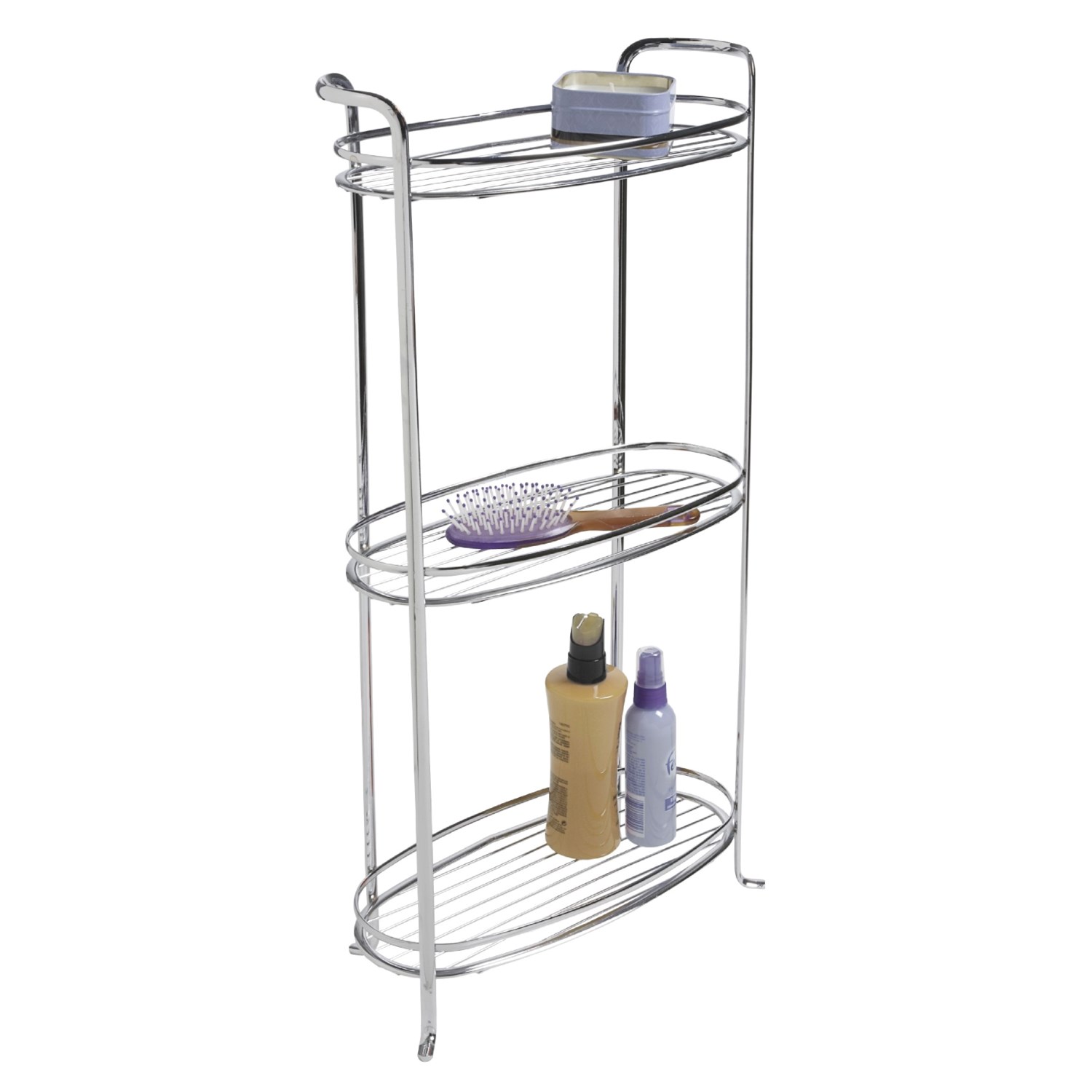 InterDesign Axis Bath Tower Shelf - 3-Tier, Chrome 2090H - Save 51%