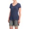 Specially made Stretch Cotton T-Shirt - Short Sleeve (For Women)