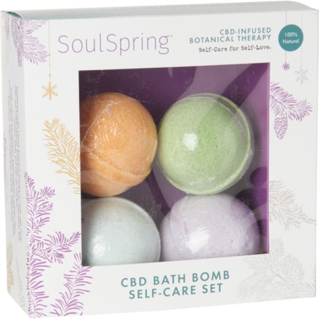 Soul Spring Holiday Bath Bombs - 4 Pack