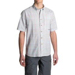 True Flies Bokeelia Check Seersucker Shirt - UPF 25+, Short Sleeve (For Men)