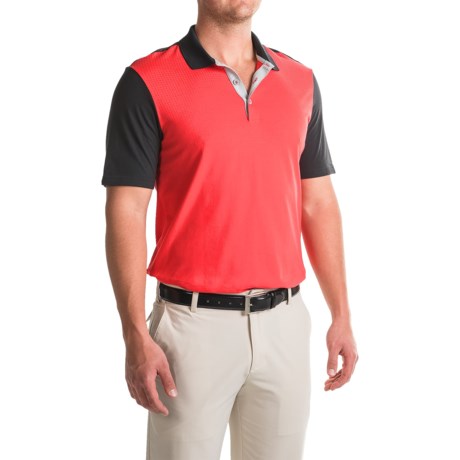 adidas men's climacool aeroknit blocked polo adidas men's climacool aeroknit blocked polo