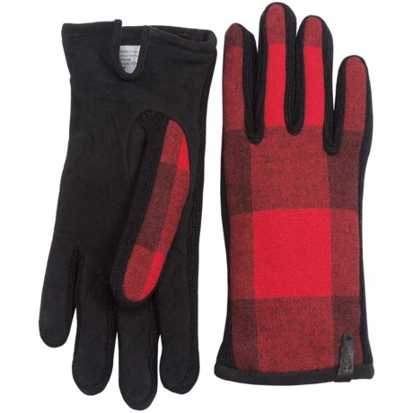 Woolrich Mill Wool and Suede Driving Gloves (For Women)