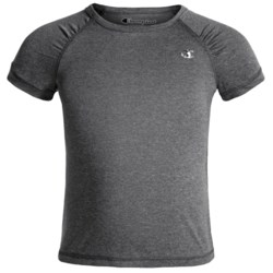 Champion Raglan T-Shirt - Short Sleeve (For Little Girls)